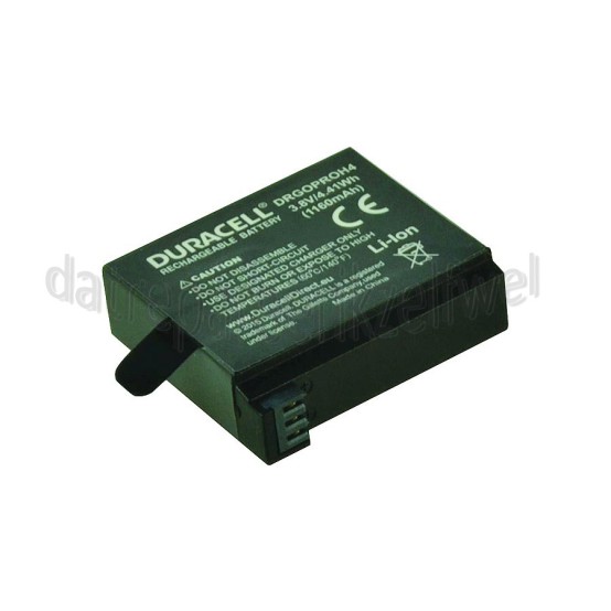 Foto van Duracell Batterij Li-Ion 1160mAh 3.7V AHDBT-401 GoPro Hero4 
