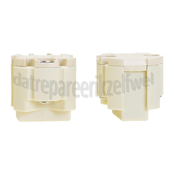 Foto van Lamphouder Halogeen wit, 2 stuks Type G9 