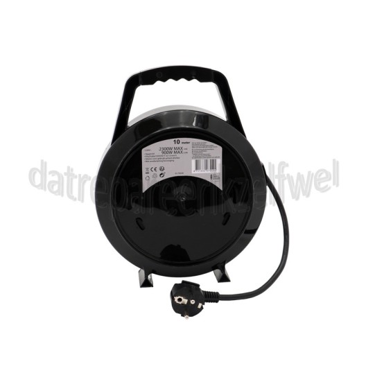 Foto van Q-Link Snoerhaspel 3x1,0mm2 HO5VV-F 2200W 10M Haspel met thermische beveiliging 