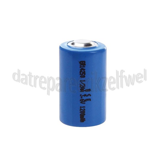 Foto van Batterij 3.6v lithium 1/2AA O.A. draadloos alarm 