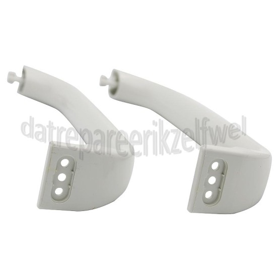Foto van Handgreep 30.5cm Wit gebogen KGV2605/01,KGV3120/02 