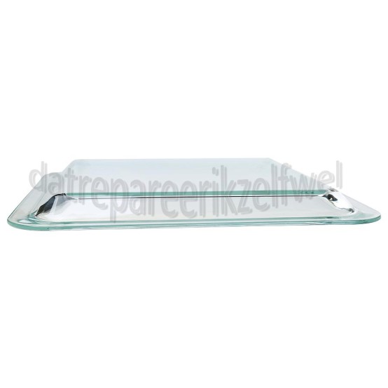 Foto van Pelgrim Bakplaat Schaal glas 418x400mm MAG495, T2144 