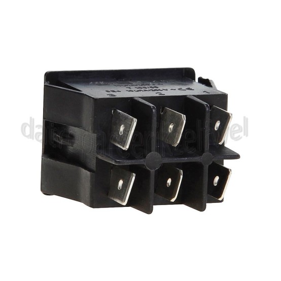 Foto van Schakelaar 3 standen 6 x 6.3 mm AMP 16A 250V 