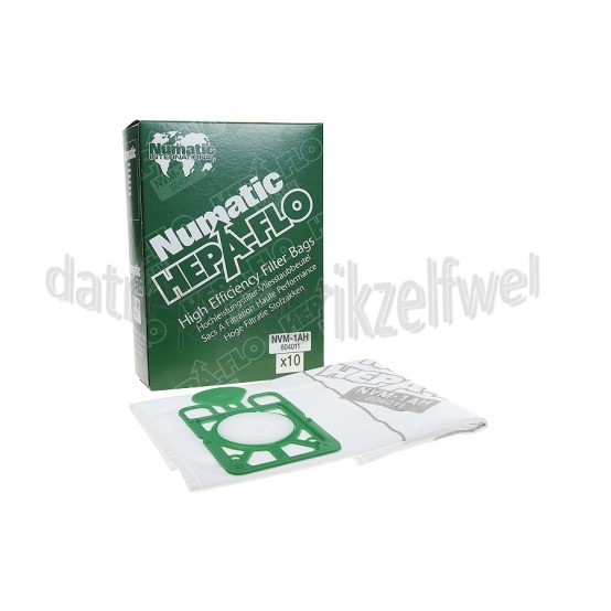 Foto van Numatic Stofzuigerzak NVM 1AH Hepa-flo t.b.v. Compact HVR160, HET160 