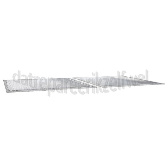 Foto van Bosch Filter Metaalfilter, 2 stuks 284 x 284 x 6 mm DHE635S01, LE6313002 
