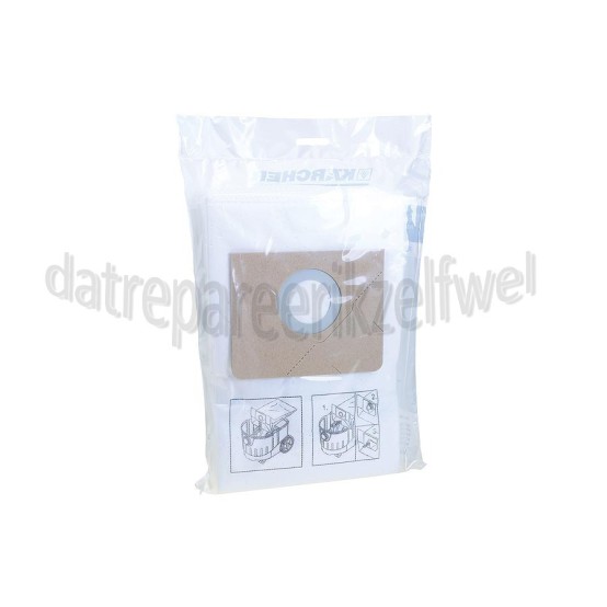 Foto van Karcher Stofzuigerzak Fleece 5 stuks NT35/1 Tact, NT35/1 Ap 
