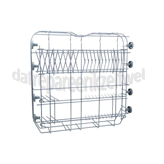 Foto van AEG Korf Onderkorf compleet met wielen, donkergrijs ESF6212LOW, Ikea Rengora, F45502W0 