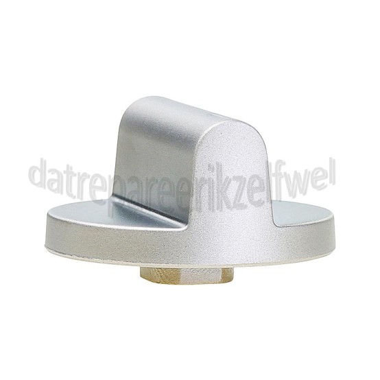Foto van Pelgrim Knop Gasknop, zilver GK795ONYA1EP, GK466MATA1EP 