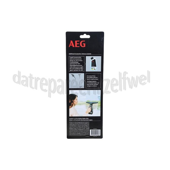 Foto van AEG Strip Vervangstrip rubber, 2 stuks, breed WX7 Ruitenreiniger 