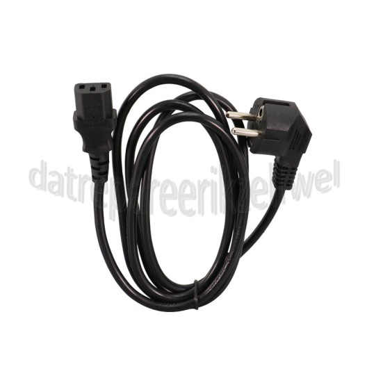 Foto van Easyfiks Netvoedingskabel Voedingskabel C13, 230V, 1.8 Meter, 3x0.75mm2 