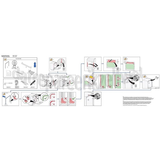 Foto van Bosch Reparatieset condensproblemen inbouw 81+86 cm 