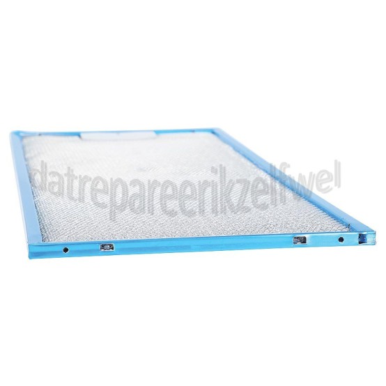 Foto van Atag Filter Metaalfilter 486x189,5mm. T4340TRVS, AV760RVS, A4350TRVS 