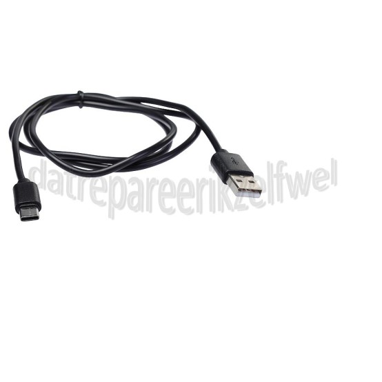 Foto van Easyfiks USB Kabel Zwart, 100 cm usb A naar C USB Type C 
