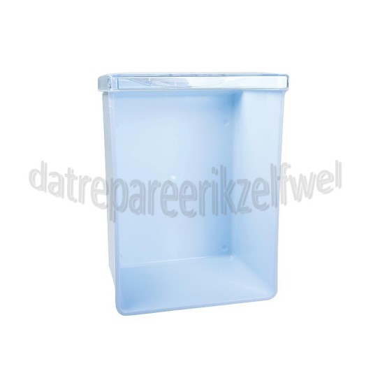 Foto van Whirlpool Groentelade Transparant/Wit, 230x155mm Crystal BCB333BGEHA, BCB312AIHA 
