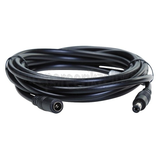 Foto van Verlengkabel AC/DC, 3 meter 5.5mm plug 