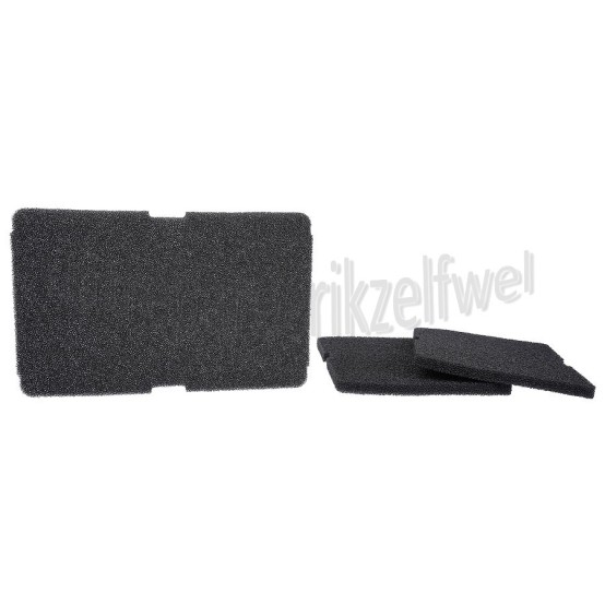 Foto van Eurofilter Filter 245x155mm, 3 stuks DPU8340X, DPU8360X, DPU7360X 