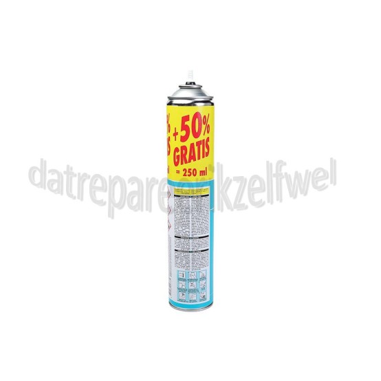Foto van Bison Lijm Purschuim AER 500ml + 50% GRATIS Afdichten 