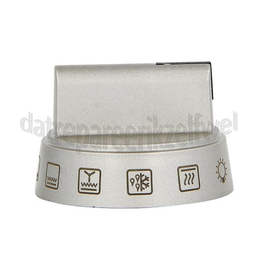 Foto van Inventum Knop Standenknop, zilver grijs VFG5020GRVS01, VFG6020GRVS01, VFG6034WGRVS01 