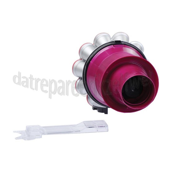 Foto van Dyson Reservoir Cycloon Silver/Fuchsia DC62 Animal Pro 