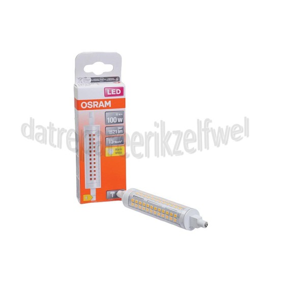 Foto van Osram Ledlamp LED Slim Line R7S 118.0mm 12W 1521lm 2700K 