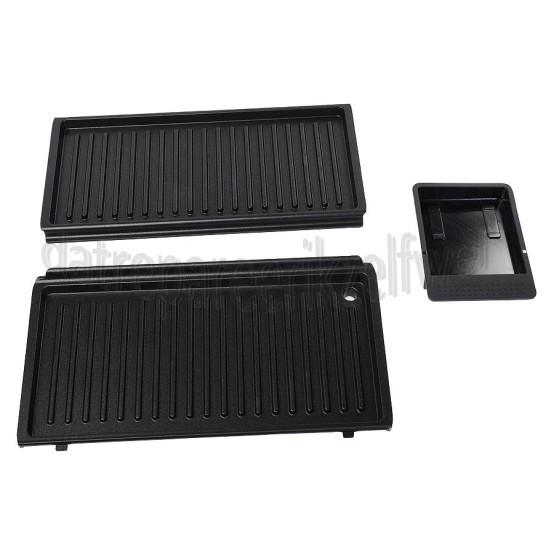 Foto van DeLonghi Plaat Grillplaten, set SW12, SW13 
