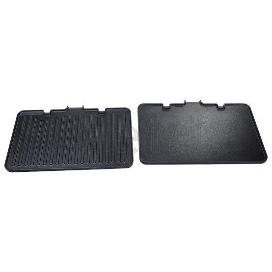 Foto van DeLonghi Plaat Grillplaten, set CGH1010D, 00000000, CGH1020D, CGH1030D 