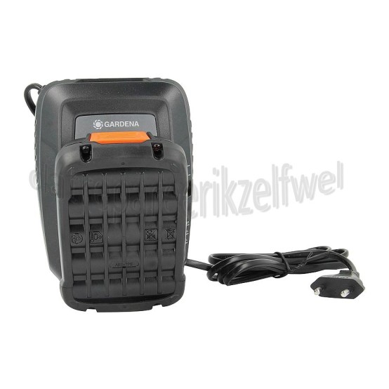 Foto van Gardena Accu Startset, snellader en 2,5Ah accu Power For All gereedschappen 