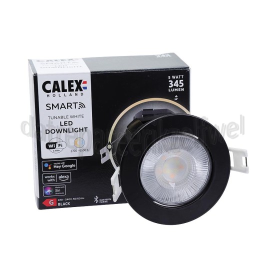 Foto van Calex Ledlamp Smart Wifi CCT Downlight IP21, 2700-6500K 
