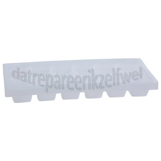 Foto van Atag Bakje IJsblokjes bakje, 12 ijsklontjes KCV3161RVSE01 
