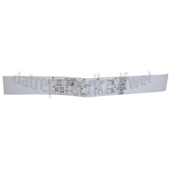 Foto van AEG Beschermplaat Condens beschermplaat, 75cm. FD360V, F88725VI1P, ESF7553ROX 