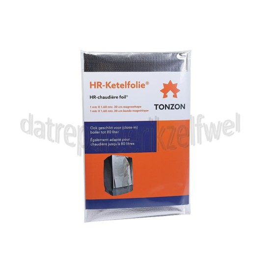 Foto van Tonzon Folie HR-Ketelfolie 1m x 1,6m Ketels en close-in boilers 