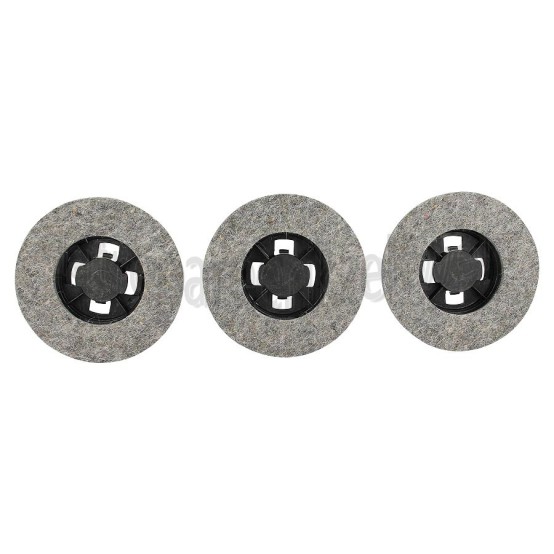 Foto van DeLonghi Schijf Viltschijf, 3 stuks LC500C, NTS3030, LC205SD 