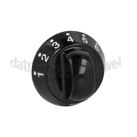 Foto van Dometic Knop Draaiknop oven, zwart FO200, FO300 