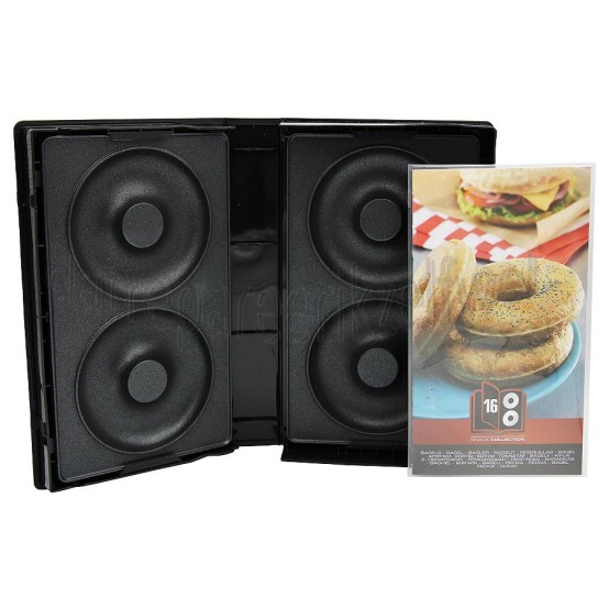 Foto van Tefal Plaat Snack Collection Bagel platen SW852, SW853, SW854, SW857 