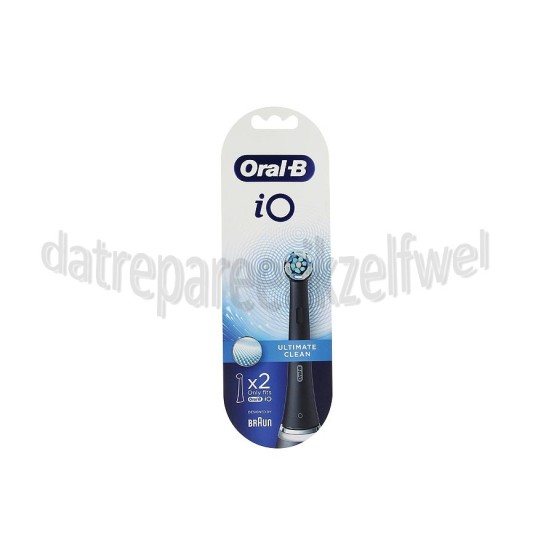 Foto van OralB Tandenborstelset iO Ultimate Clean Black, 2 stuks Oral B iO 