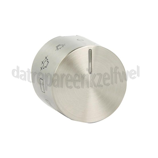 Foto van Bauknecht Knop Standenknop, grijs BLVE8100, BLVE8110 