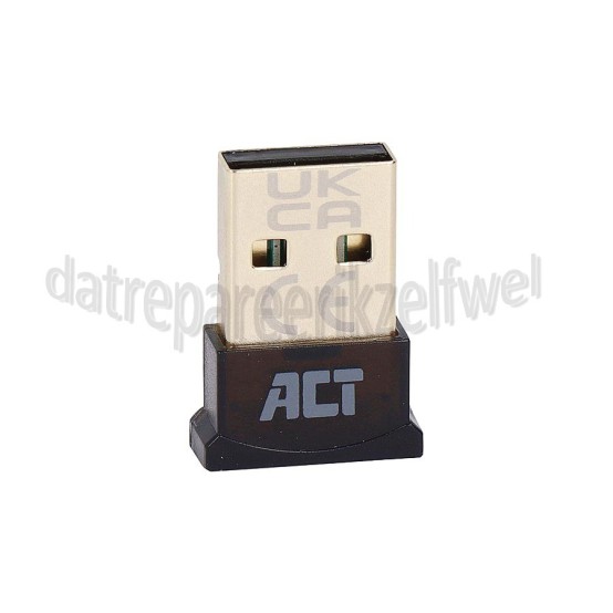 Foto van ACT USB Bluetooth ontvanger Receiver 10 mtr class II Ultra compact, 2.0 