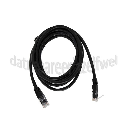 Foto van ACT UTP/Netwerk kabel UTP CAT6 Netwerkkabel, RJ45 Male - RJ45 Male Zwart, Full Copper, AWG24, Gold Plated, 2 meter 