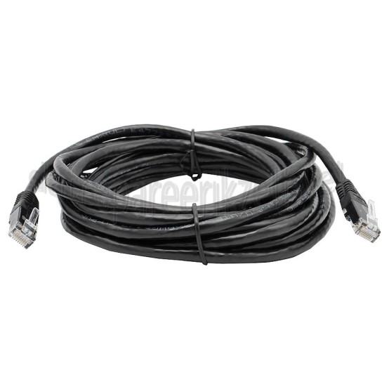 Foto van ACT UTP/Netwerk kabel UTP CAT6 Netwerkkabel, RJ45 Male - RJ45 Male Zwart, Full Copper, AWG24, Gold Plated, 5 meter 