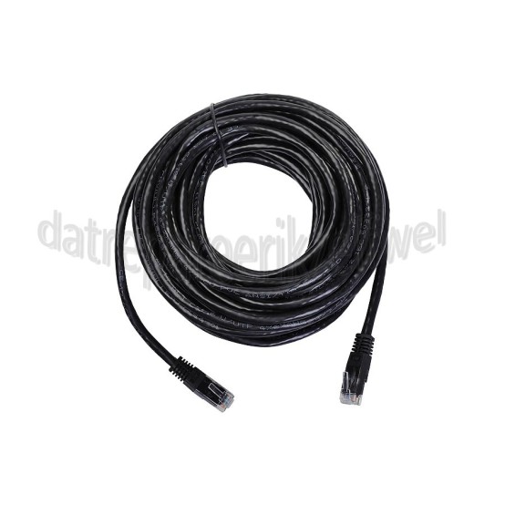 Foto van ACT UTP/Netwerk kabel UTP CAT6 Netwerkkabel, RJ45 Male - RJ45 Male Zwart, Full Copper, AWG24, Gold Plated, 10 meter 