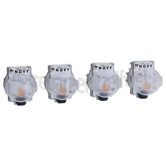 Foto van Novy Lamp Set LED verlichting, 4 stuks D7510/15, D7645/17, D820/15 