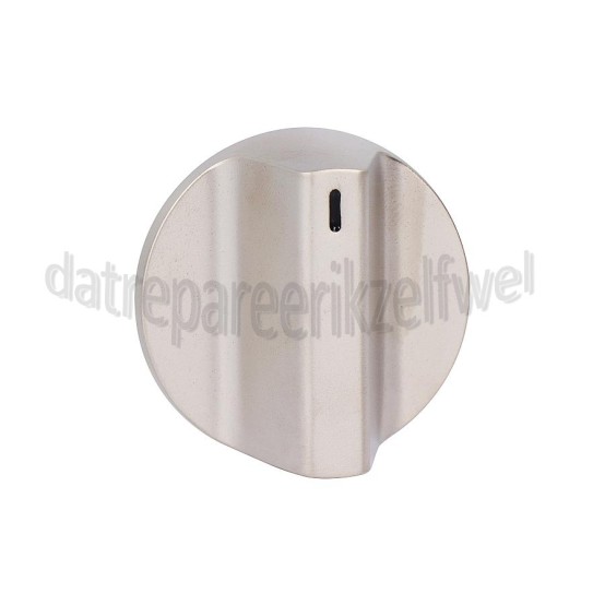 Foto van Etna Knop Gasknop, zilverkleurig KG959RVSA, KG560RVSA, T1124ZTA 