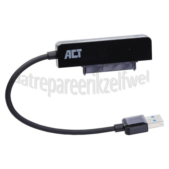 Foto van ACT USB Kabel USB 3.1 naar 2.5 inch SATA kabel voor SSD en HDD 2.5 inch SATA harddisk of SSD 