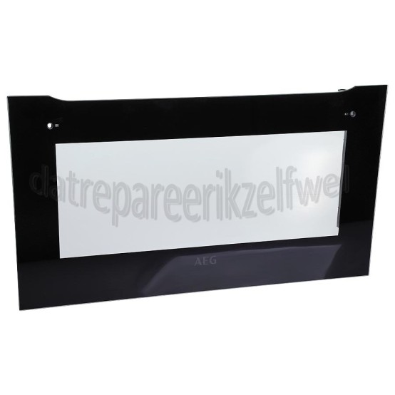 Foto van AEG Glasplaat Deurglas buitenkant oven KMK561000M, KMK721000M 
