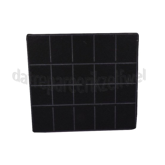 Foto van AEG Filter Koolstoffilter 244x266x18mm. DBE5661HG, DBK6980HG, DIK6180HG 