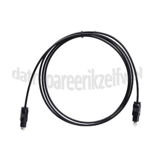Foto van ACT Optische Kabel Toslink Male - Toslink Male SPDIF 1.2 Meter, Vergulde Toslink pin 