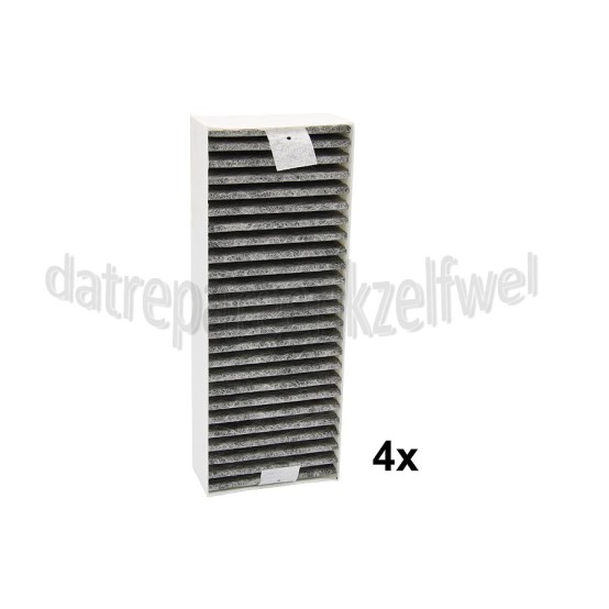 Foto van Siemens Filter Koolstoffilter, 4 stuks ED707FQ25E, ED807FQ25E, EX877LX67E 