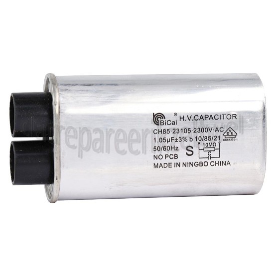 Foto van AEG Condensator Hoogspanning 1,05uF 2300V KM8403101M, KM5840302M, EVY96800AX 