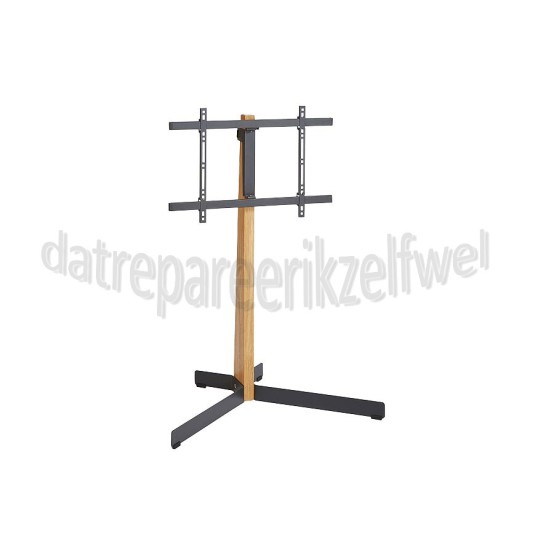 Foto van Vogel's Standaard Vloerstandaard Eiken Zwart TVS3695 40 tot 77 inch 