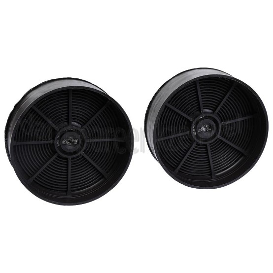 Foto van Etna Filter Koolstoffilter, 2 stuks AV361RVS en AI3522WIT 